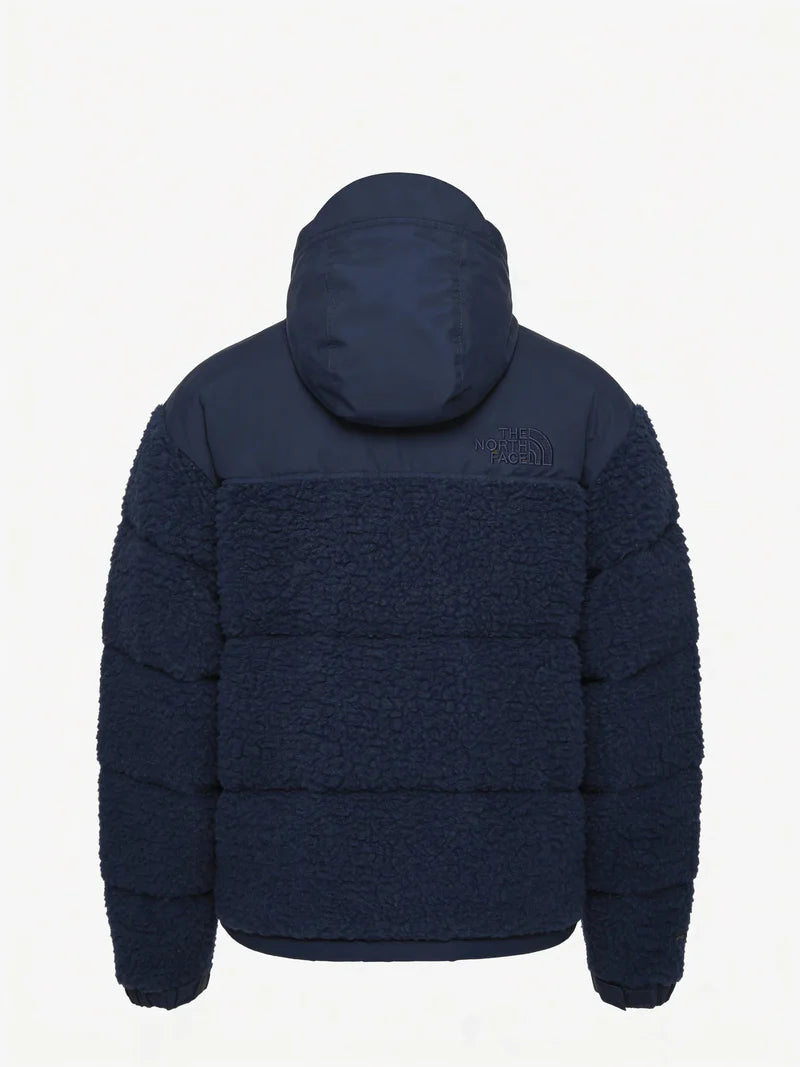 TNF – Kurtka puchowa z materiału Sherpa w kolorze niebieskim